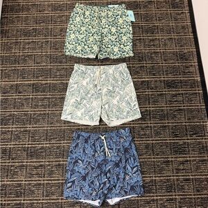 Laguna Men’s Tropical Print Swim Trunks